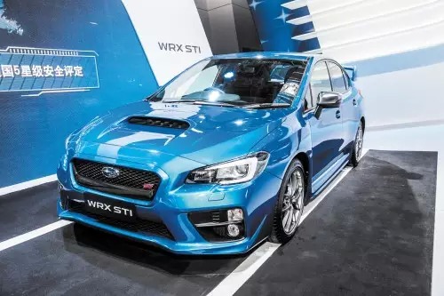 湖南车展斯巴鲁带来翼豹WRX STI